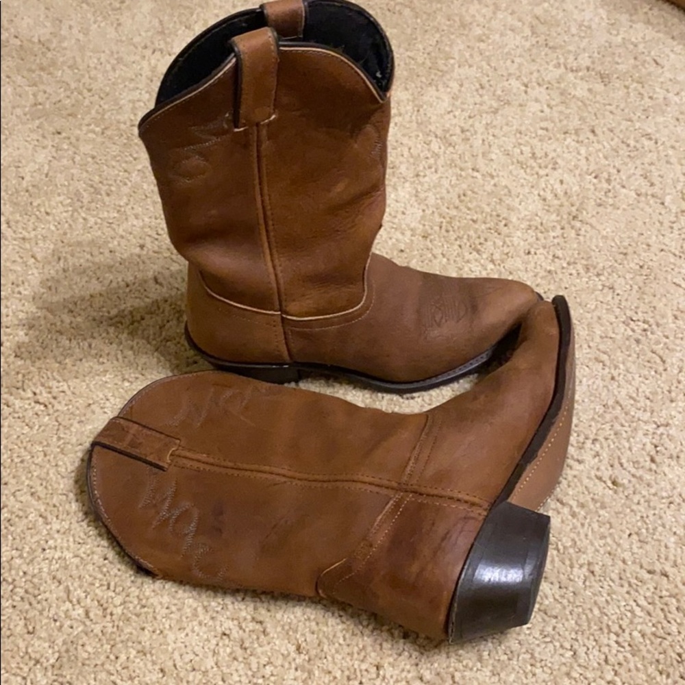 Laredo Cowboy Boots- Brown Leather
